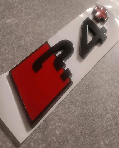 Audi rs4 emblem - 1x,