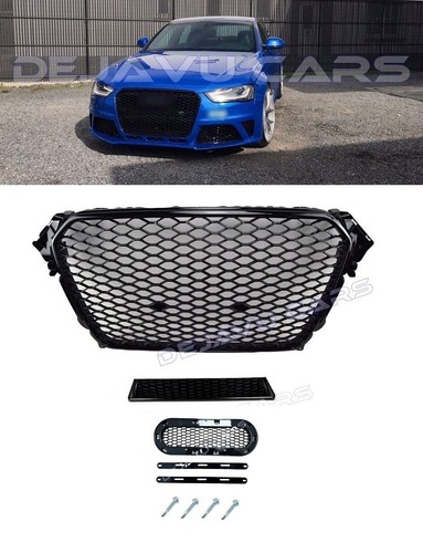 Rs4 look kühlergrill schwarz - kühlergrill,